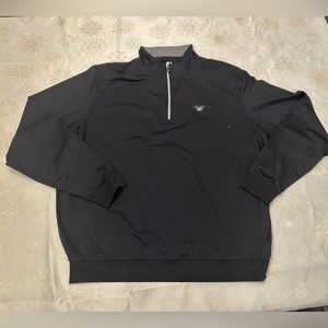 FootJoy Mens black 1/4 zip pullover jacket. Size XL. In great condition.